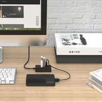 Hub Orico W5P-U2-030 4x USB-A 2.0 30cm - juodas