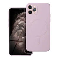 SILICONE MAG COVER dėklas telefonui, suderinamas su MagSafe, IPHONE 11 Pro, rožinis