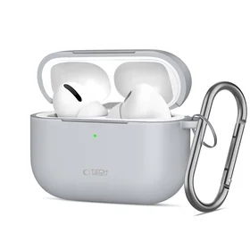 "Tech-Protect" silikoninis dėklas su kabliuku "AirPods Pro" - pilkas