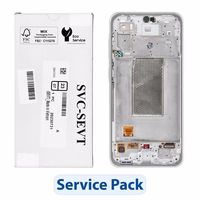 ServicePack LCD ekranas SAMSUNG A36 5G A366B žalsvai geltonas GH82-36841C