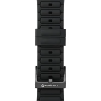 FORCELL F-DESIGN FA06 silikoninis dirželis APPLE laikrodžiui 38 / 40 / 41 mm juodas