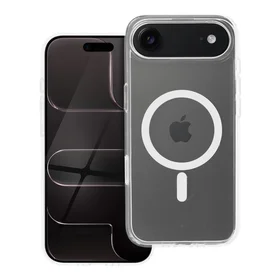 Dėklas telefonui su MagSafe iPhone 17 Air, skaidrus, elitinis, atsparus geltonėjimui, suderinamas su kameros valdymo mygtuku