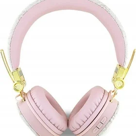 Belaidės ausinės Guess Metal Logo GUBH704GEMP rožinės spalvos