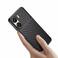 Thunder Case apsauginis dėklas telefonui Xiaomi Redmi 13c - juodas