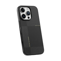 Rock Itin plonas Aramido pluošto Kevlar 600D dėklas Iphone 16 Pro juodas
