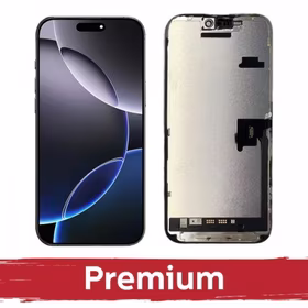 LCD ekranas suderinamas su iPhone 16 Pro Max juodas (Hard OLED / Premium) /*Removable IC*/