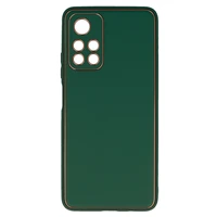 TEL PROTECT Luxury dėklas telefonui Xiaomi Redmi Note 11 5G/Note 11S 5G/Poco M4 Pro 5G tamsiai žalias