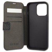 Guess GUBKP13X4GDGR iPhone 13 Pro Max 6,7" pilkas/grey book 4G Stripe
