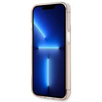 Karl Lagerfeld KLHCP14LHKLSPCP iPhone 14 Pro 6.1 kietasis dėklas rožinis vertikalios juostos Mono