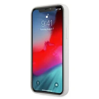 Guess GUHCP12SLSVSCR iPhone 12 mini 5.4" kreminis/kreminis kietas dėklas Script Vintage