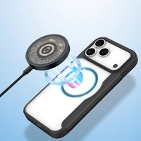 Dux Ducis Skin X Pro dėklas iPhone 17 Pro Max su pinigine, suderinamas su MagSafe - juodas