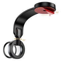 HOCO magnetinis automobilio laikiklis centrinei konsolei suderinamas su MagSafe H71 juodas metalinis pilkas