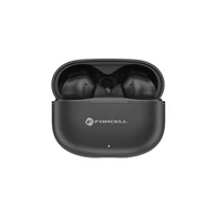FORCELL F-AUDIO TWS Bass Engine belaidės ausinės bluetooth TWS ANC + ENC + TUYA APP juodos