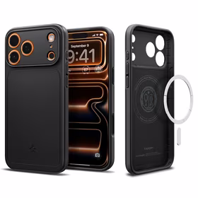 Spigen Thin Fit Magnetinis dėklas telefonui iPhone 17 Pro - juodas