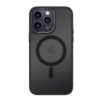 Tel Protect Magnetinis anglies dėklas telefonui Iphone 15 Pro juodas