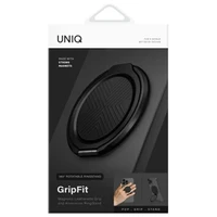 Uniq Gripfit 360 magnetinis laikiklis ir atrama - juodas / vidurnakčio juodas