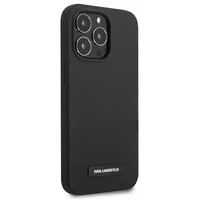 Karl Lagerfeld silikoninis dėklas iPhone 13 Pro Max - juodas