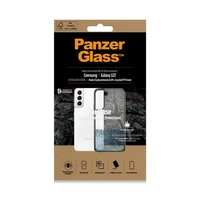 PanzerGlass HardCase antibakterinis karinio lygio sertifikuotas dėklas telefonui Samsung Galaxy S22 - skaidrus