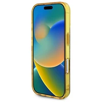 Guess IML Peony On 4G Background MagSafe iPhone 16 dėklas - rudas