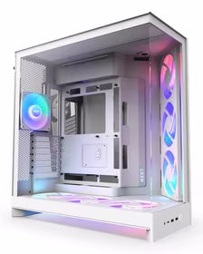 NZXT H9 Flow RGB+ „Midi Tower“ Balta