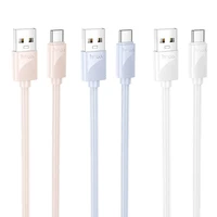 Kabelis USB-A į USB-C Hoco 3A 1 m X114 baltas