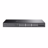 TP-Link Omada SG2428LP tinklo komutatorius Valdomas L2/L2+ Gigabit Ethernet (10/100/1000) Maitinimas per Eternetą (PoE) Pilka