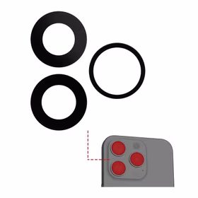 Galinės kameros lęšis suderinamas su Apple iPhone 15 Pro galinės kameros lęšis (3 vnt.) / PREMIUM /