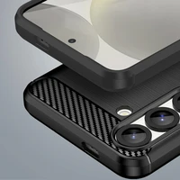 anglies pluošto dėklas (m) Huawei P30 Lite - juodas (m)