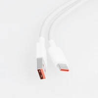 XIAOMI originalus kabelis USB A į Type C 6A 1 m baltas bulk