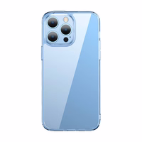 Baseus SuperCeramic skaidrus stiklo dėklas ir apsauginio stiklo rinkinys iPhone 14 Plus