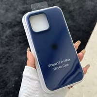 Dėklas "Silicone Plastic Pack" skirtas Apple iPhone 12 Pro Max tamsiai mėlynas (su įpakavimu)