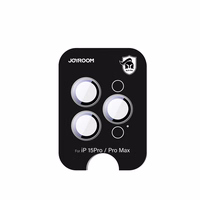 Joyroom JR-MFY0245 stiklinis apsauginis stiklas iPhone 15 Pro/15 Pro Max objektyvams – sidabrinės spalvos