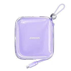 Joyroom JR-L005 10000mAh Lightning USB-A išorinė baterija - violetinė