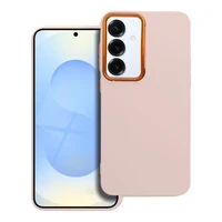 FRAME dėklas telefonui SAMSUNG S25 Plus pudrinės rožinės spalvos