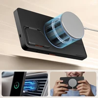 Tech-Protect Kevlar Aura Magnetinis dėklas telefonui Samsung Galaxy S25 Ultra - juodas/oranžinis