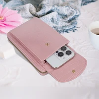 Megztas krepšys telefonui GCW12 rožinis