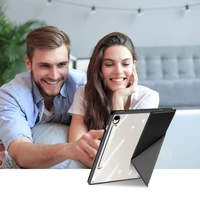 Dux Ducis Magi dėklas su styliaus laikikliu planšetiniam kompiuteriui Samsung Galaxy Tab S10 FE/S9/S9 FE - juodas