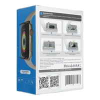 5D Mr. Monkey Apsauginis stiklas - Apple Watch 10/11 46MM juodas (Strong HD)