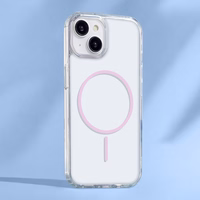 Anti Shock Thin Mag case for Samsung Galaxy S26 Ultra rožinis