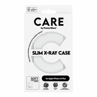 CARE by PanzerGlass plonas X-Ray dėklas telefonui iPhone 15 Plus - skaidrus