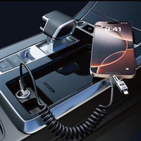 Dudao L20 Pro 4-in-1 USB-A / USB-C - Lightning / USB-C kabelis - juodas