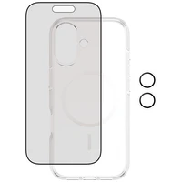 CARE by PanzerGlass flagmanas privatumo 3in1 dėklas + privatumo stiklas + lęšis iPhone 17