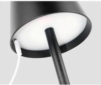 Naktinė lempa WDL-02 belaidė juoda