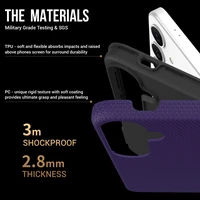 Dėklas Perfectionists Triangle Case Samsung A165 A16 4G/A166 A16 5G violetinis