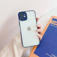 Milky dėklas silikoninis lankstus permatomas dėklas Xiaomi Redmi 9T tamsiai mėlynas