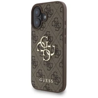 Guess 4G Strap 4G Classic Logo dėklas telefonui iPhone 16 - ruda