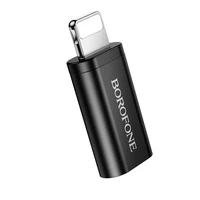 Borofone adapteris BV26A - Type C į Lightning - juodas