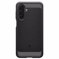 Spigen tvirtas šarvuotas dėklas telefonui Samsung Galaxy A17 - matinės juodos spalvos