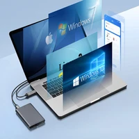 Orico AM2C3-2N dviejų diskų dėklas dviem M.2 NVME USB-C 3.2 10Gb/s diskams - pilkas