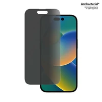 PanzerGlass Classic Fit antibakterinis privatumo stiklas iPhone 14 Pro